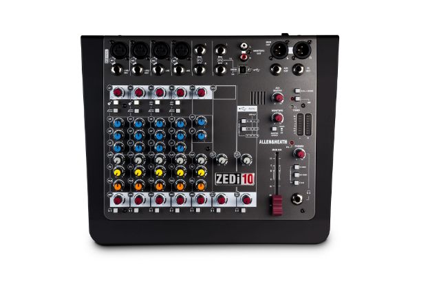 [AHZEDI10] Allen & Heath ZEDi 10 Mixer 4 Mono+2 Stereo 2 Aux 4Track USB Interface