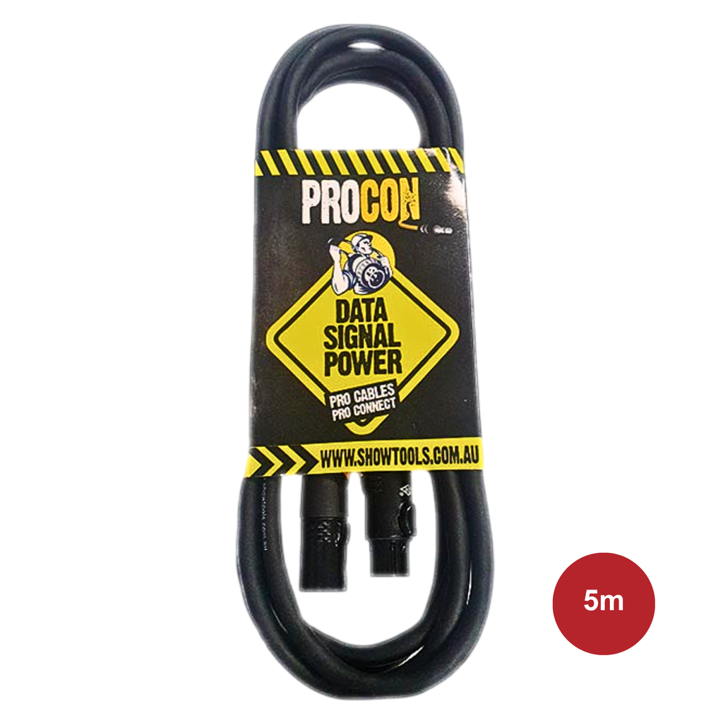 [PC-5P5C3M] Procon IP67 DMX - 5 Pin 3m