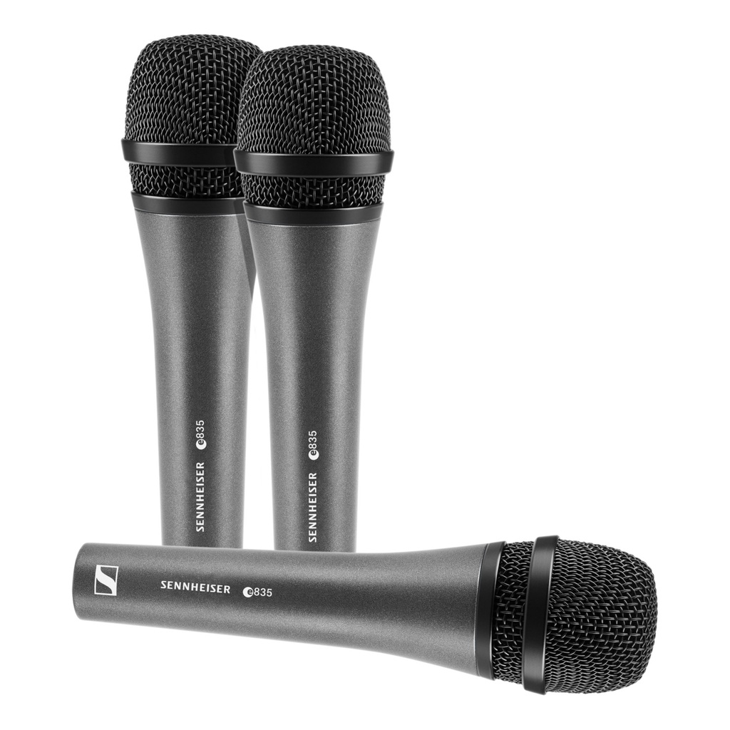 [506666] Sennheiser E835 Dynamic Vocal Microphone (Set of 3)