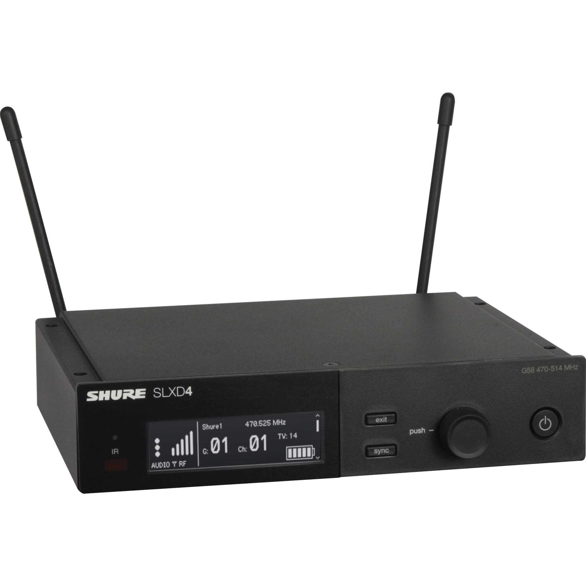 [SLXD4+] Shure SLXD4+ Digital Wireless Receiver
