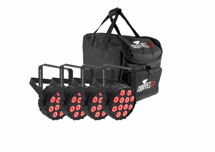[4XQ12BTILS-BAG] 4 x SlimPAR Q12BT ILS + Bag