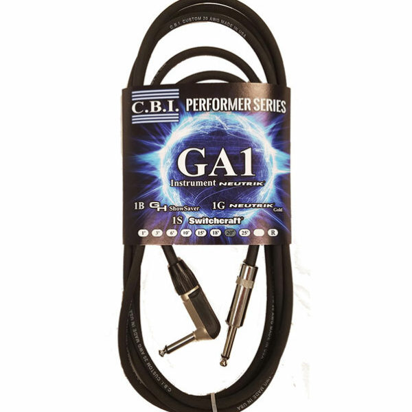 [CBI-GA1S-10-1R] CBI - 10Ft Guitar Cable Right Angle