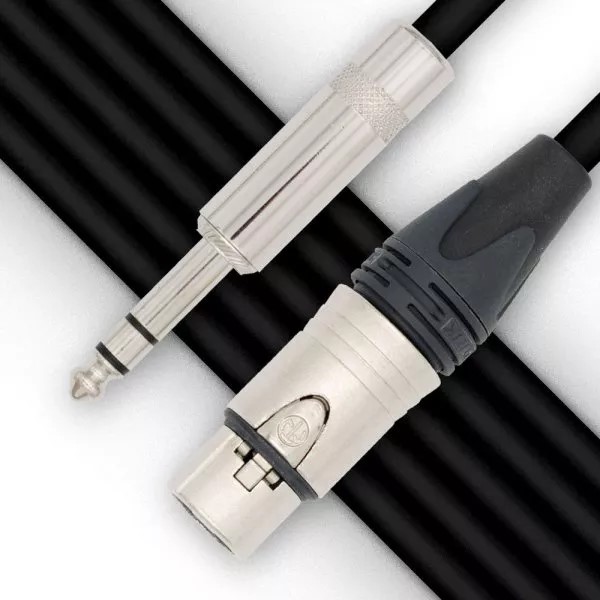 [CBI-P-BLB-3] CBI - Balanced 1/4 TRS - FXLR 3Ft Cable