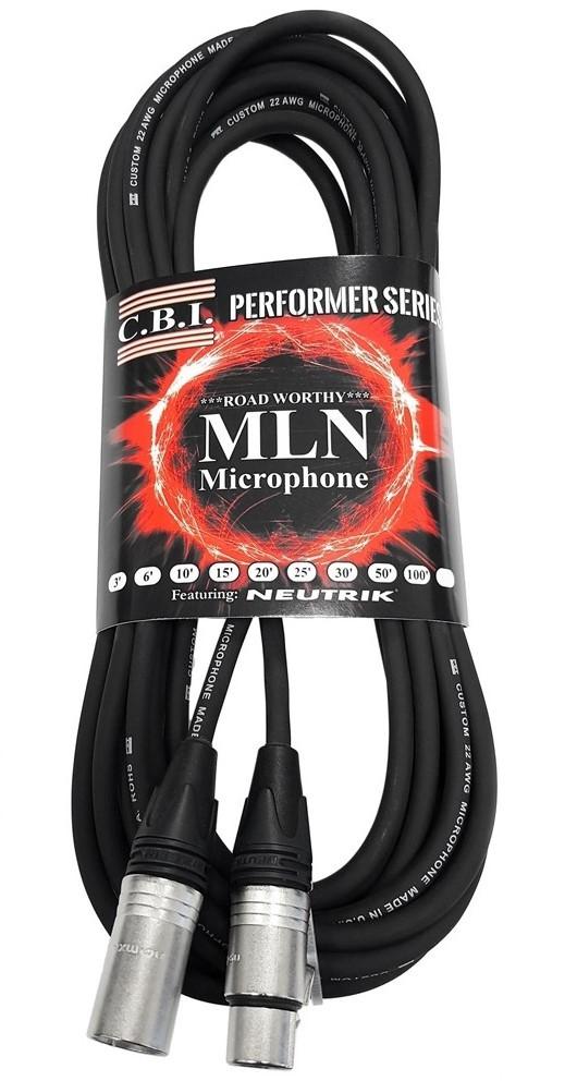 [CBI-NS-MLN-6METRE] CBI Cables - 6.0 Metre Performer Series Microphone Cable