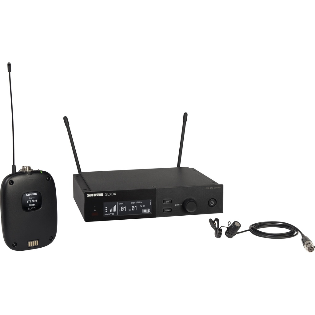 Shure SLXD14+/85M wireless lavalier system